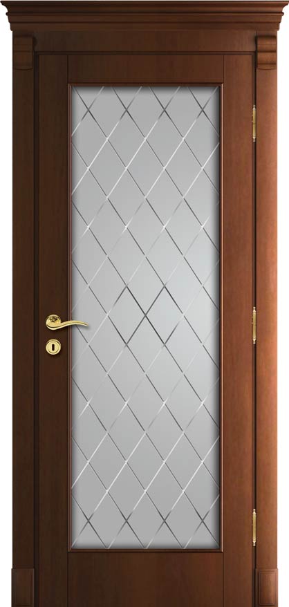 Межкомнатная дверь Sanmarco 112 (тон anticato noce scuro) от Agoprofil (Италия)